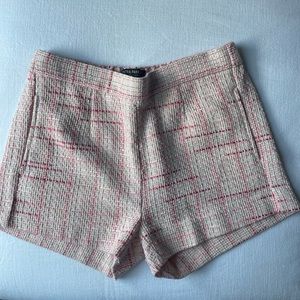 Central Park West Pink Tweed Short